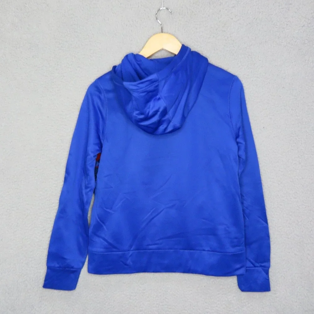 Nike Chicago Cubs‎ Hoodie Sweatshirt Womens Small Blue Long Sleeve Pullover NEW
